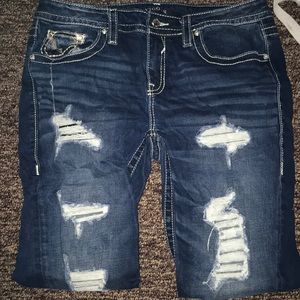 Dark Wash Distressed Vigoss jeans
